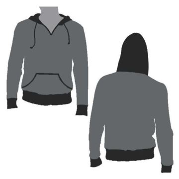 Picture of Beast Hooded Pullover Style 834 Blank