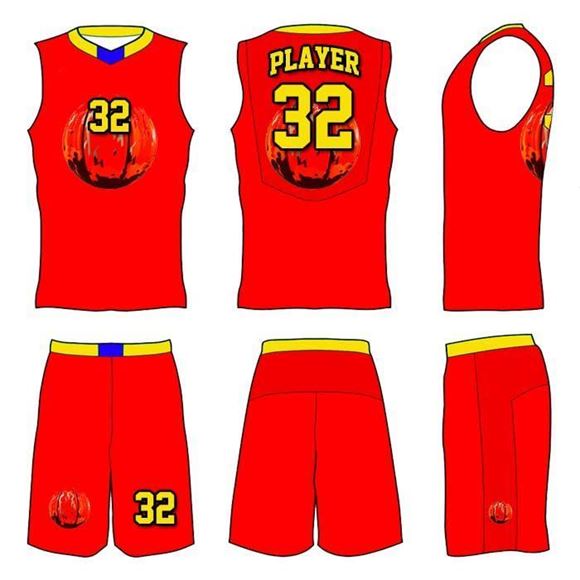 Picture of Basketball Kit Style 556 Custom