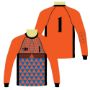 Picture of Goalie Jersey with Padded Elbows, Lightweight Fabric, US Standard Size & Full Sleeves Unisex Soccer Shirt