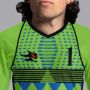Picture of Goalie Jersey with Padded Elbows, Lightweight Fabric, US Standard Size & Full Sleeves Unisex Soccer Shirt