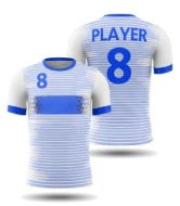 Picture of Custom Made in Full Sublimation Soccer Game Uniform Jersey with All Decorations Included. Style 248J.