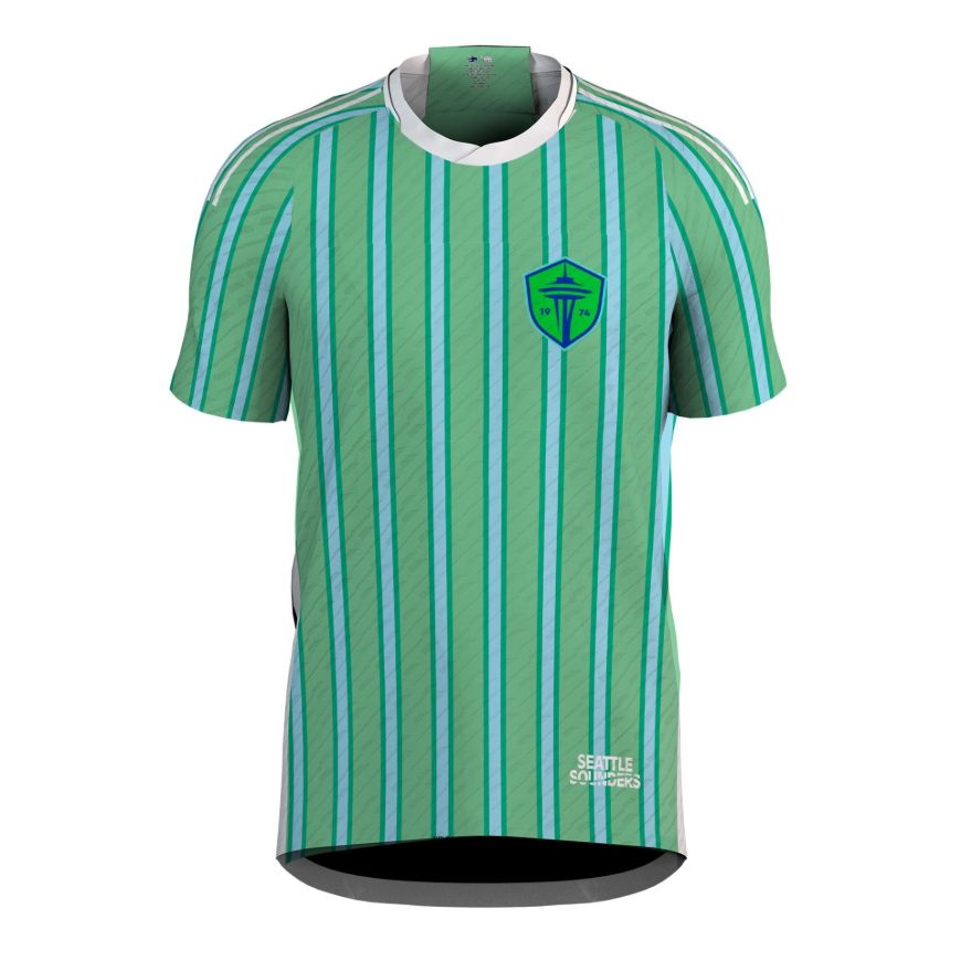 Picture of 2024-25 Seattle Soccer Jersey - Breathable Play Fresh™ Fabric, Sublimated, Relaxed Sport Cut