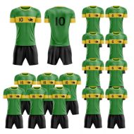 Picture of Lot of 15 Soccer Apparel (Jersey and Shorts) Custom Made for You with Numbers and Logo on Jersey. Style 109. Special