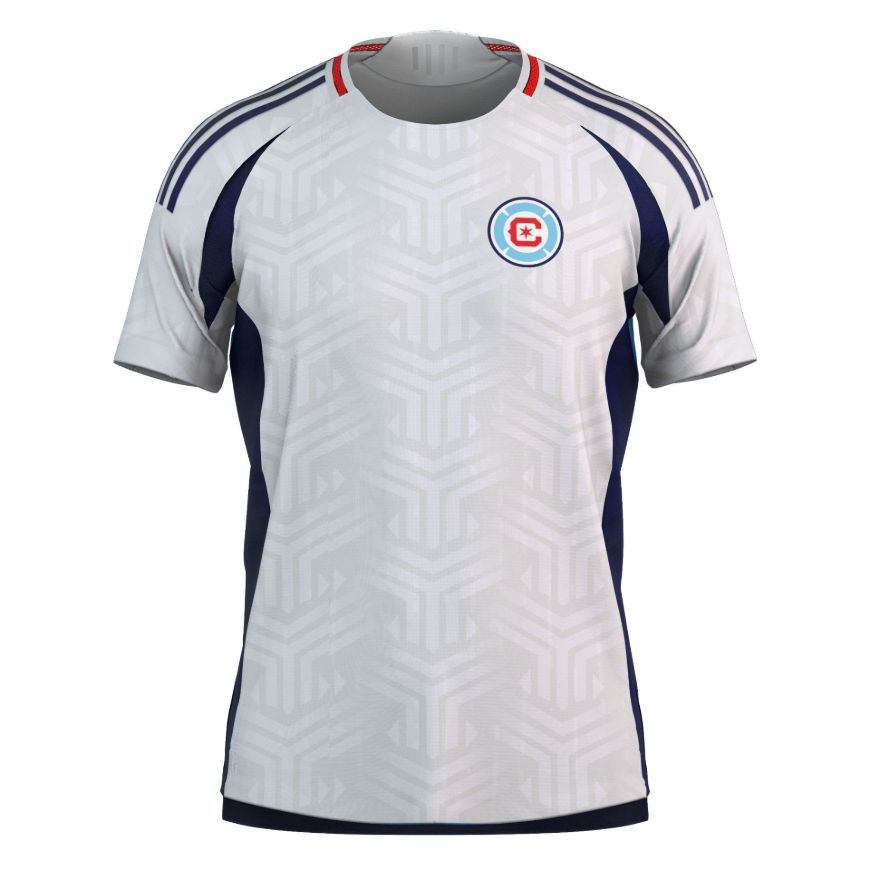 Picture of 2025-26 Chicago Soccer Away Jersey.